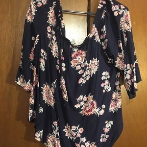 Off the Shoulder 3/4” sleeve shirt
